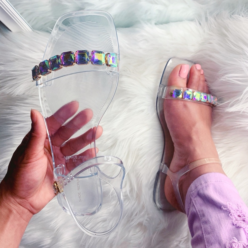 Clear Gem sandals